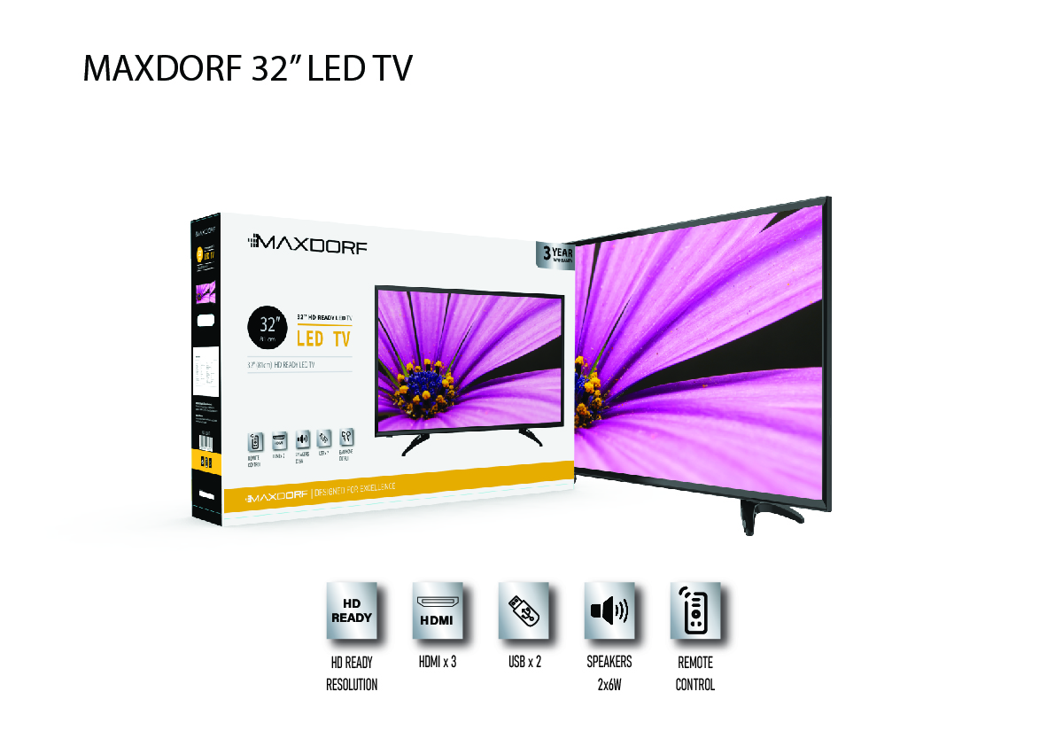 MAXDORF LED TV RANGE-32